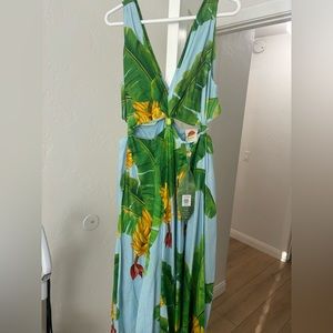 Farm rio banana midi dress